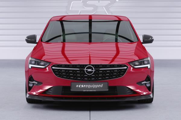 CSR Frontspoiler | Cup-Spoilerlippe mit ABE für Opel Insignia B CSL619-C Carbon Look Hochglanz (keine Lackierung erforderlich)