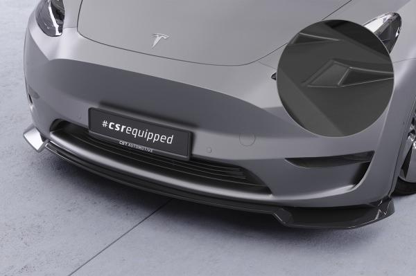 CSR Frontspoiler | Cup-Spoilerlippe mit ABE für Tesla Model Y CSL620-L Lackierung erforderlich (unlackiert roh)