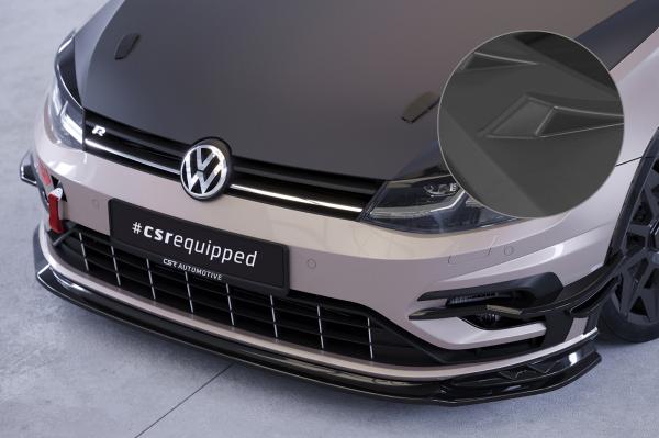 CSR Frontspoiler | Cup-Spoilerlippe mit ABE für VW Golf 7 (Typ AU) R CSL625-L Lackierung erforderlich (unlackiert roh)