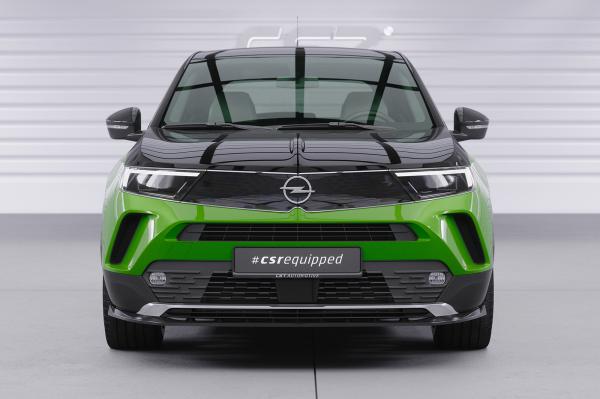 CSR Frontspoiler | Cup-Spoilerlippe mit ABE für Opel Mokka B / Mokka-E CSL628-C Carbon Look Hochglanz (keine Lackierung erforderlich)