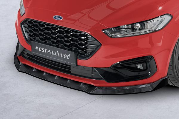 CSR Frontspoiler | Cup-Spoilerlippe mit ABE für Ford Mondeo MK5 BA7  Turnier ST-Line CSL629-G Glossy schwarz Hochglanz (keine Lackierung erforderlich)