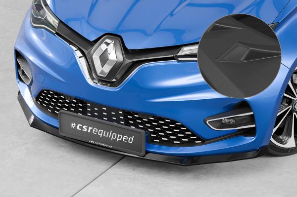 CSR Frontspoiler | Cup-Spoilerlippe mit ABE für Renault Zoe CSL632-L Lackierung erforderlich (unlackiert roh)