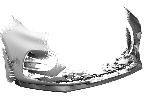 CSR Frontspoiler | Cup-Spoilerlippe mit ABE für Renault Zoe CSL632-G Glossy schwarz Hochglanz (keine Lackierung erforderlich)