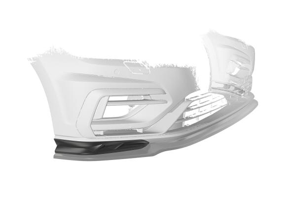 CSR Frontspoiler | Cup-Spoilerlippe / Frontblenden für VW Golf 7 (Typ AU) R CSL636-S strukturiert schwarz matt (keine Lackierung erforderlich)