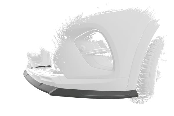 CSR Frontspoiler | Cup-Spoilerlippe mit ABE für Renault Captur 2 CSL637-G Glossy schwarz Hochglanz (keine Lackierung erforderlich)