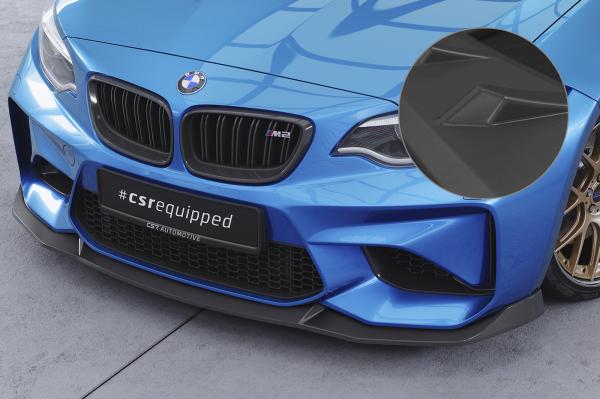 CSR Frontspoiler | Cup-Spoilerlippe mit ABE für BMW M2 (F87) CSL638-L Lackierung erforderlich (unlackiert roh)