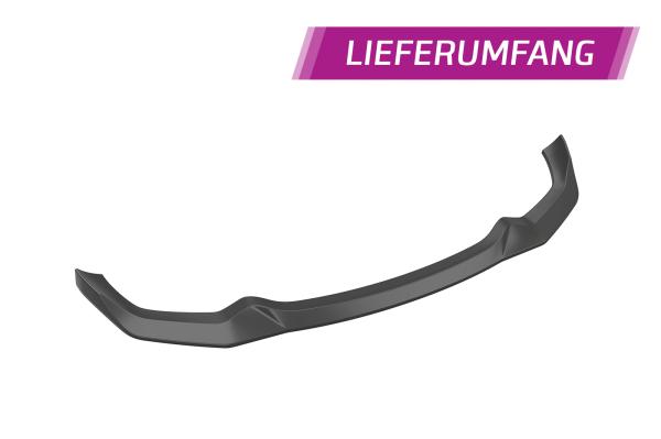 CSR Frontspoiler | Cup-Spoilerlippe mit ABE für BMW M2 (F87) CSL638-S strukturiert schwarz matt (keine Lackierung erforderlich)