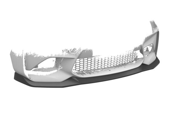 CSR Frontspoiler | Cup-Spoilerlippe mit ABE für BMW M2 (F87) CSL638-S strukturiert schwarz matt (keine Lackierung erforderlich)
