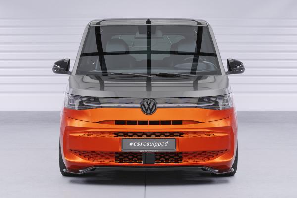CSR Frontspoiler | Cup-Spoilerlippe mit ABE für VW T7 CSL640-G Glossy schwarz Hochglanz (keine Lackierung erforderlich)