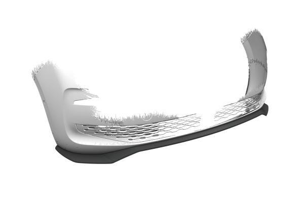 CSR Frontspoiler | Cup-Spoilerlippe mit ABE für VW T7 CSL640-G Glossy schwarz Hochglanz (keine Lackierung erforderlich)