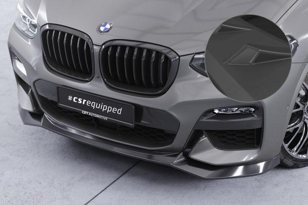 CSR Frontspoiler | Cup-Spoilerlippe mit ABE für BMW X3 G01 / X4 G02 M-Paket CSL642-L Lackierung erforderlich (unlackiert roh)