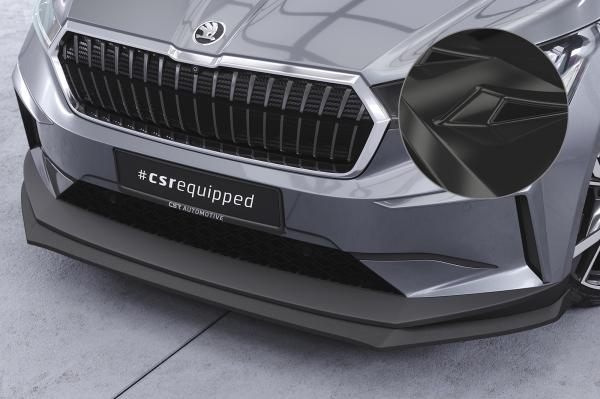 CSR Frontspoiler | Cup-Spoilerlippe mit ABE für Skoda Enyaq iV CSL647-G Glossy schwarz Hochglanz (keine Lackierung erforderlich)