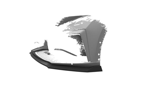 CSR Frontspoiler | Cup-Spoilerlippe mit ABE für Skoda Enyaq iV CSL647-S strukturiert schwarz matt (keine Lackierung erforderlich)