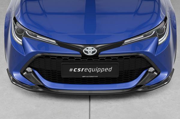 CSR Frontspoiler | Cup-Spoilerlippe mit ABE für Toyota Corolla (E210) Touring Sports / Steilheck CSL648-S strukturiert schwarz matt (keine Lackierung erforderlich)