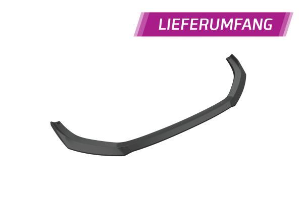 CSR Frontspoiler | Cup-Spoilerlippe mit ABE für Audi A8 D5 S-Line CSL656-S strukturiert schwarz matt (keine Lackierung erforderlich)