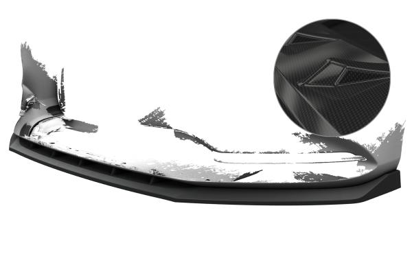 CSR Frontspoiler | Cup-Spoilerlippe mit ABE für Mazda 6 (Typ GL) CSL657-C Carbon Look Hochglanz (keine Lackierung erforderlich)