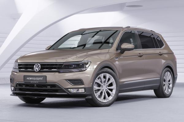CSR Frontspoiler | Cup-Spoilerlippe mit ABE für VW Tiguan 2 (Typ AD) Basis CSL658-L Lackierung erforderlich (unlackiert roh)