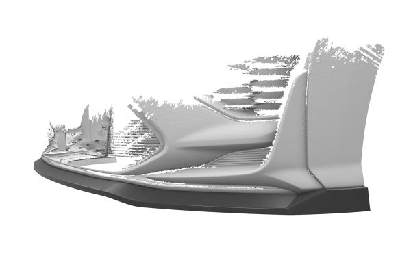 CSR Frontspoiler | Cup-Spoilerlippe mit ABE für Hyundai Kona N/N-Line CSL661-L Lackierung erforderlich (unlackiert roh)