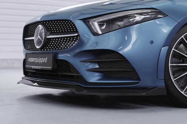 CSR Frontspoiler | Cup-Spoilerlippe mit ABE für Mercedes-Benz A-Klasse 177 A35 AMG/AMG-Line CSL664-L Lackierung erforderlich (unlackiert roh)