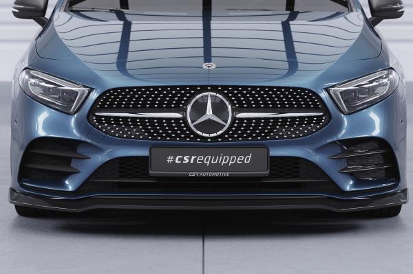 CSR Frontspoiler | Cup-Spoilerlippe mit ABE für Mercedes-Benz A-Klasse 177 A35 AMG/AMG-Line CSL664-L Lackierung erforderlich (unlackiert roh)