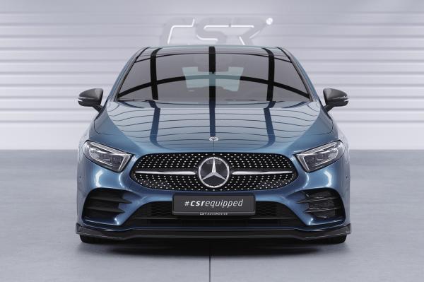 CSR Frontspoiler | Cup-Spoilerlippe mit ABE für Mercedes-Benz A-Klasse 177 A35 AMG/AMG-Line CSL664-L Lackierung erforderlich (unlackiert roh)
