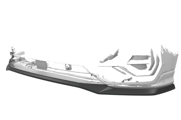 CSR Frontspoiler | Cup-Spoilerlippe mit ABE für Audi Q3 (F3) S-Line CSL665-C Carbon Look Hochglanz (keine Lackierung erforderlich)