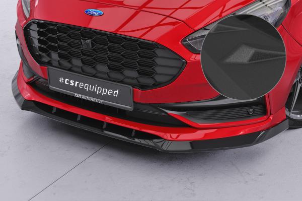 CSR Frontspoiler | Cup-Spoilerlippe mit ABE für Ford S-Max MK2 CSL666-S strukturiert schwarz matt (keine Lackierung erforderlich)