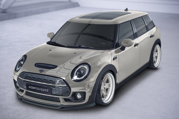 CSR Frontspoiler | Cup-Spoilerlippe mit ABE für Mini Clubman F54 Cooper S CSL667-S strukturiert schwarz matt (keine Lackierung erforderlich)