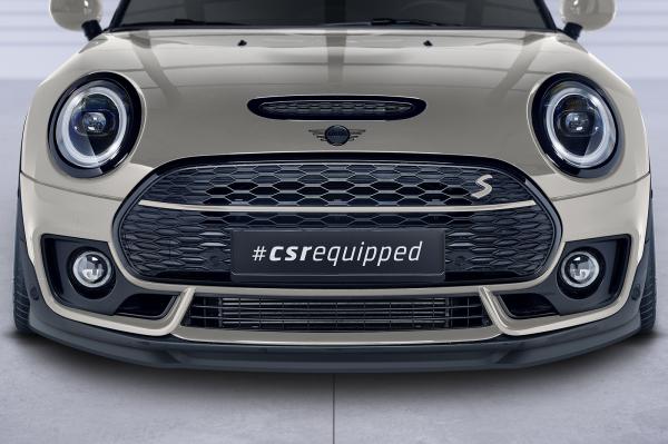 CSR Frontspoiler | Cup-Spoilerlippe mit ABE für Mini Clubman F54 Cooper S CSL667-S strukturiert schwarz matt (keine Lackierung erforderlich)