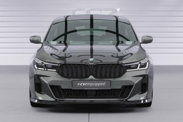 CSR Frontspoiler | Cup-Spoilerlippe mit ABE für BMW 6er (G32) M-Paket CSL669-G Glossy schwarz Hochglanz (keine Lackierung erforderlich)