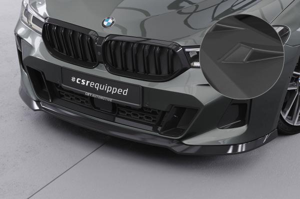CSR Frontspoiler | Cup-Spoilerlippe mit ABE für BMW 6er (G32) M-Paket CSL669-L Lackierung erforderlich (unlackiert roh)