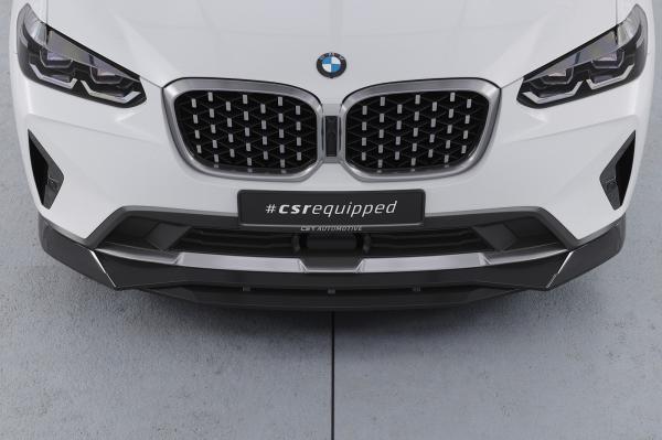 CSR Frontspoiler | Cup-Spoilerlippe mit ABE für BMW X4 (G02) CSL670-C Carbon Look Hochglanz (keine Lackierung erforderlich)