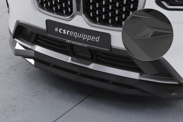 CSR Frontspoiler | Cup-Spoilerlippe mit ABE für BMW X4 (G02) CSL672-L Lackierung erforderlich (unlackiert roh)