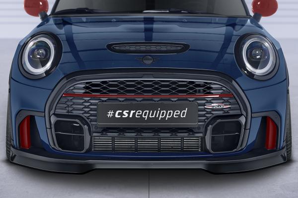 CSR Frontspoiler | Cup-Spoilerlippe mit ABE für Mini F55, F56, F57 JCW-Trim CSL673-L Lackierung erforderlich (unlackiert roh)