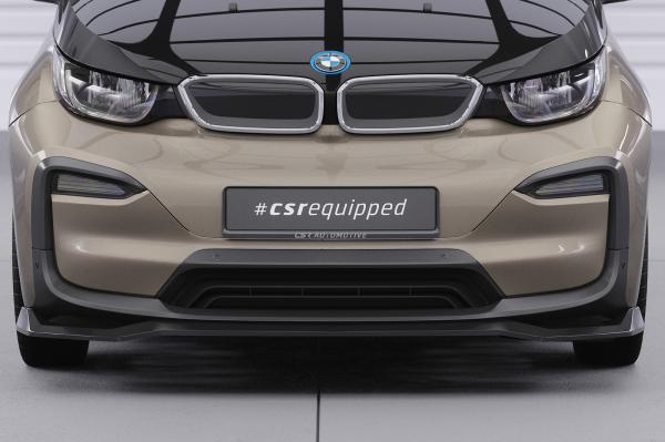 CSR Frontspoiler | Cup-Spoilerlippe mit ABE für BMW i3 CSL676-G Glossy schwarz Hochglanz (keine Lackierung erforderlich)