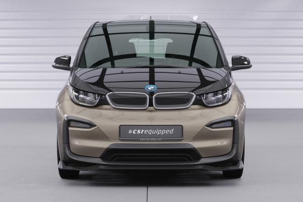 CSR Frontspoiler | Cup-Spoilerlippe mit ABE für BMW i3 CSL676-G Glossy schwarz Hochglanz (keine Lackierung erforderlich)