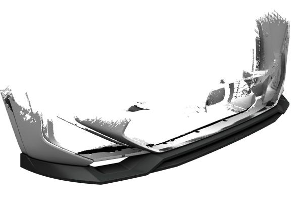 CSR Frontspoiler | Cup-Spoilerlippe mit ABE für BMW X3 (F97) CSL678-G Glossy schwarz Hochglanz (keine Lackierung erforderlich)