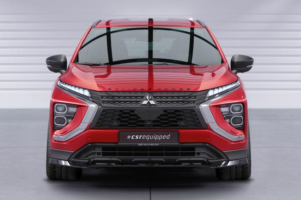 CSR Frontspoiler | Cup-Spoilerlippe mit ABE für Mitsubishi Eclipse Cross CSL685-G Glossy schwarz Hochglanz (keine Lackierung erforderlich)