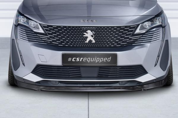 CSR Frontspoiler | Cup-Spoilerlippe mit ABE für Peugeot 3008 (2. Gen) CSL688-S strukturiert schwarz matt (keine Lackierung erforderlich)