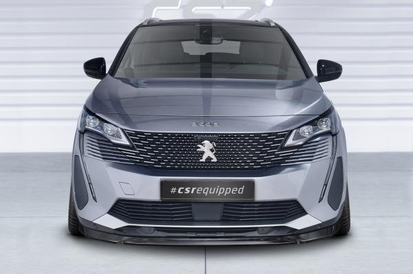 CSR Frontspoiler | Cup-Spoilerlippe mit ABE für Peugeot 3008 (2. Gen) CSL688-S strukturiert schwarz matt (keine Lackierung erforderlich)
