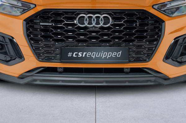 CSR Frontspoiler | Cup-Spoilerlippe mit ABE für Audi Q5 (FY/FYT) S-Line / SQ5 (FY) CSL689-L Lackierung erforderlich (unlackiert roh)