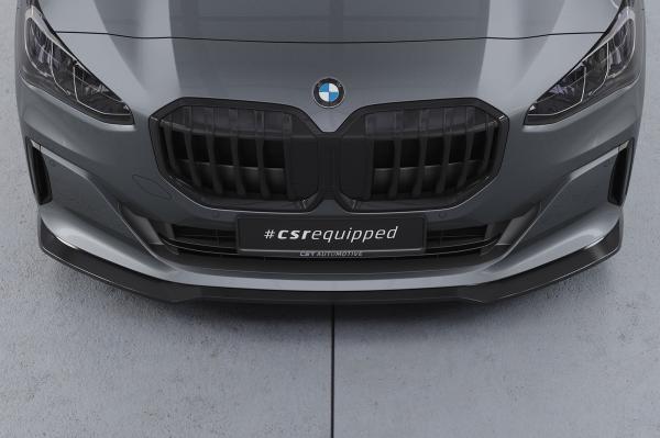 CSR Frontspoiler | Cup-Spoilerlippe mit ABE für BMW 2er (U06) Active Tourer CSL690-S strukturiert schwarz matt (keine Lackierung erforderlich)