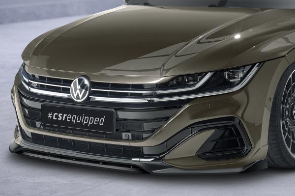CSR Frontspoiler | Cup-Spoilerlippe mit ABE für VW Arteon CSL692-G Glossy schwarz Hochglanz (keine Lackierung erforderlich)