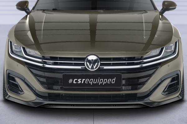 CSR Frontspoiler | Cup-Spoilerlippe mit ABE für VW Arteon CSL692-G Glossy schwarz Hochglanz (keine Lackierung erforderlich)