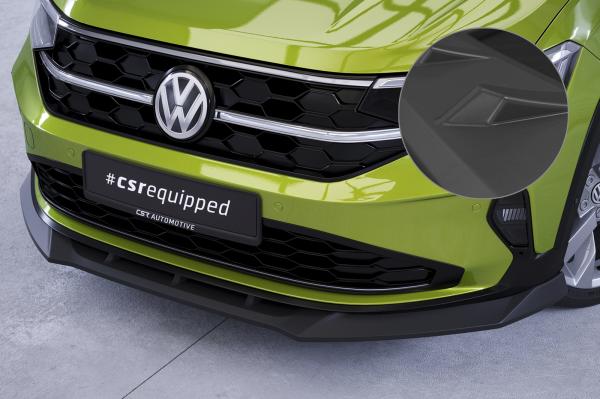 CSR Frontspoiler | Cup-Spoilerlippe mit ABE für VW Taigo (Typ CS) CSL703-L Lackierung erforderlich (unlackiert roh)