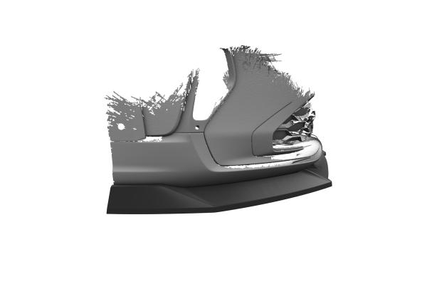 CSR Frontspoiler | Cup-Spoilerlippe mit ABE für VW Taigo (Typ CS) CSL703-S strukturiert schwarz matt (keine Lackierung erforderlich)