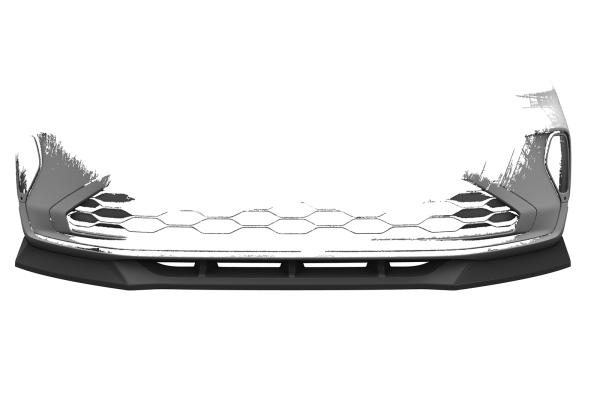 CSR Frontspoiler | Cup-Spoilerlippe mit ABE für VW Taigo (Typ CS) CSL703-S strukturiert schwarz matt (keine Lackierung erforderlich)