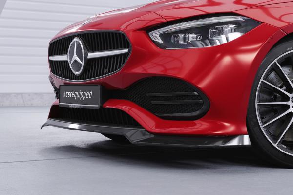 CSR Frontspoiler | Cup-Spoilerlippe mit ABE für Mercedes-Benz C-Klasse W206 / S206 CSL704-L Lackierung erforderlich (unlackiert roh)