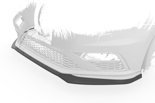 CSR Frontspoiler | Cup-Spoilerlippe mit ABE für VW Polo 5 (Typ 6C) GTI CSL709-C Carbon Look Hochglanz (keine Lackierung erforderlich)