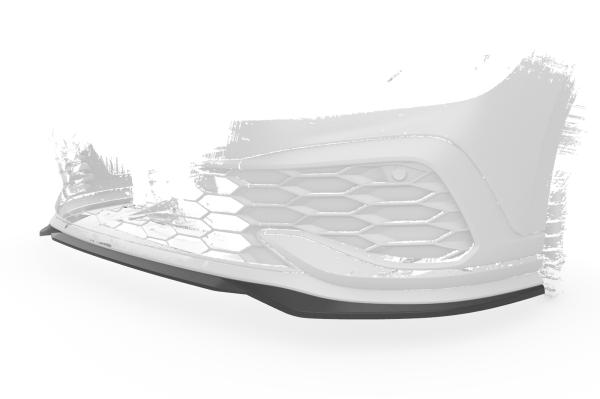 CSR Frontspoiler | Cup-Spoilerlippe mit ABE für VW Golf 8 (Typ CD) GTI Clubsport CSL711-S strukturiert schwarz matt (keine Lackierung erforderlich)